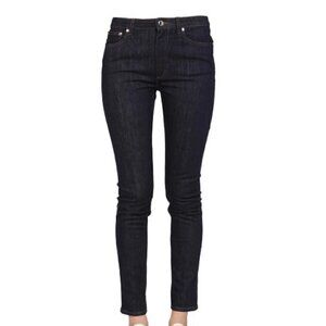 Burberry Women's Size 27 Skinny Mid Rise Dark Indigo Jeans $650  Tommy Bahama Me